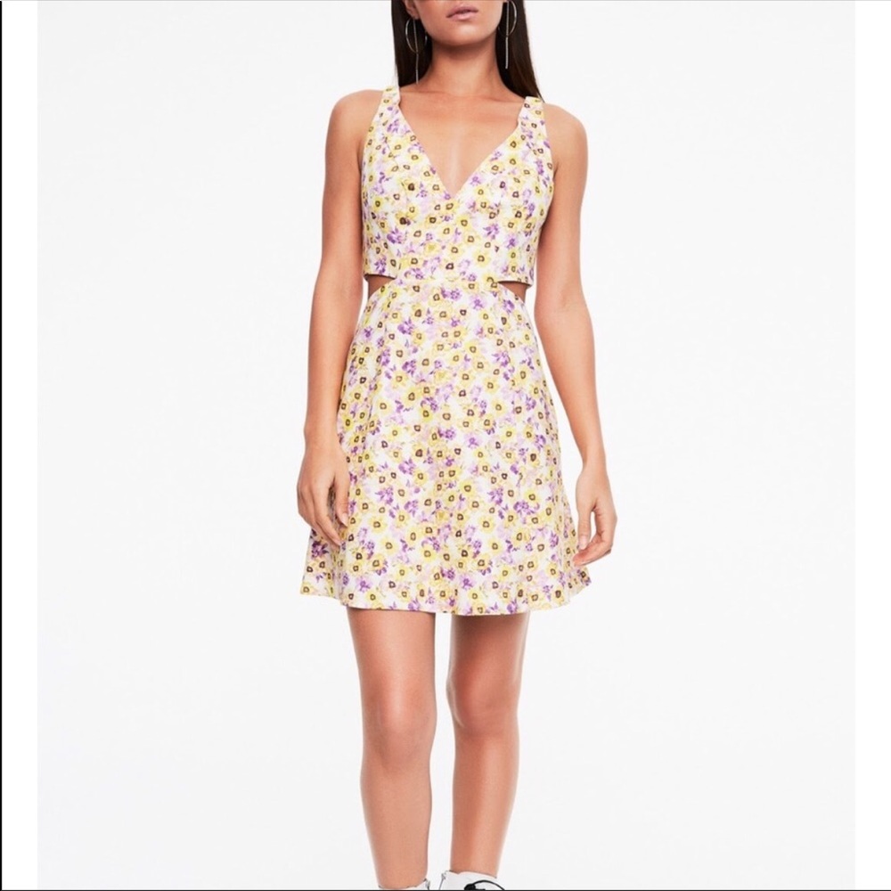 AFRM Rayanna Cutout Mini Dress